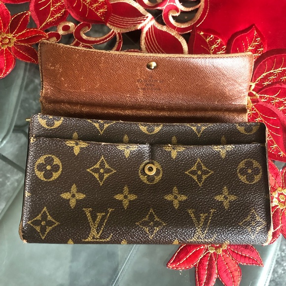Louis Vuitton Monogram Brown Wallet Vintage - Picture 3 of 6